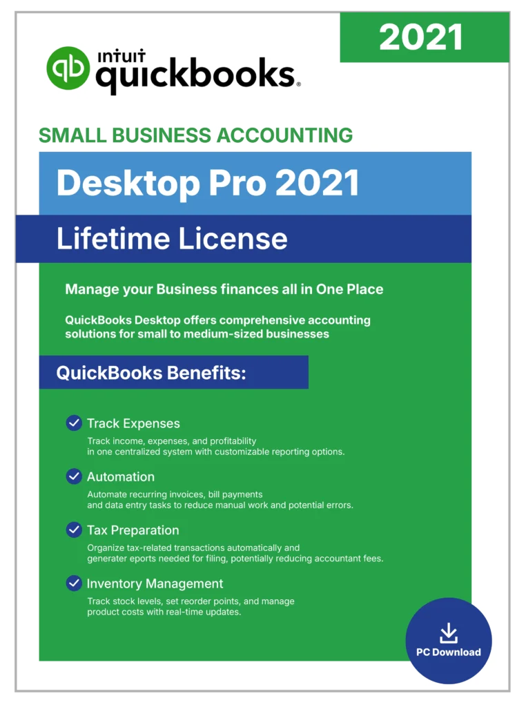 QuickBooks Desktop Premier Plus 2024 Lifetime License Key — 3 Users
